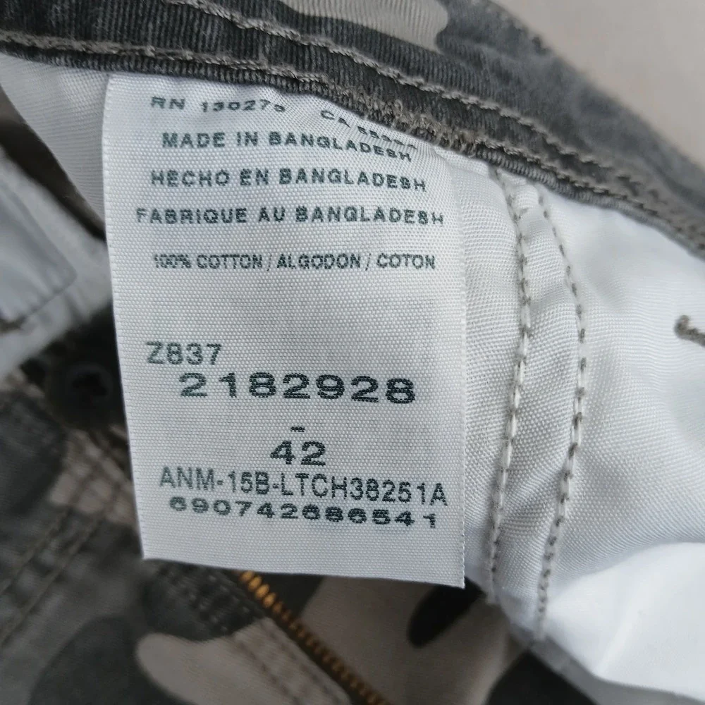 Lee Dungarees 42x12 Mens Cargo Shorts Camo‎ Canvas Heavyweight